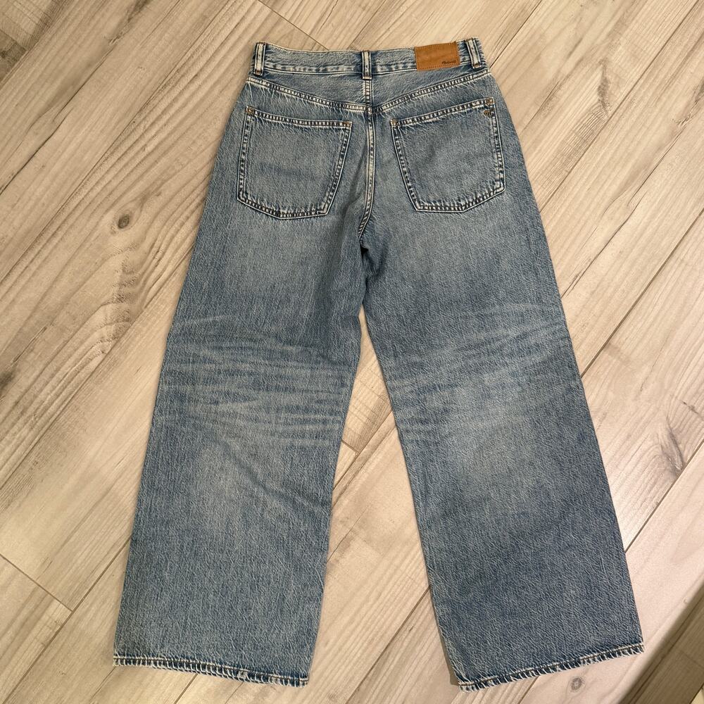 Madewell Petite Superwide Leg Jeans Airy Denim Edition 26P - Picture 5 of 7